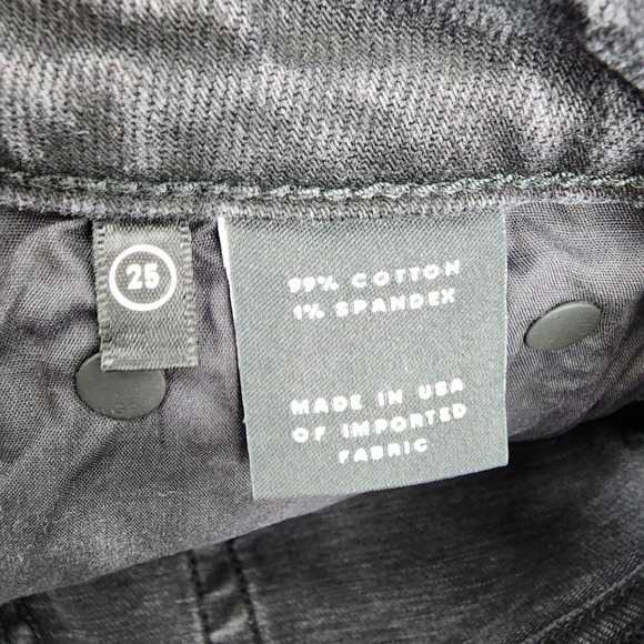 GRLFRND Button Fly Raw Hem Straight Leg Helena Jeans in All I Need Sz 25 - Picture 7 of 7